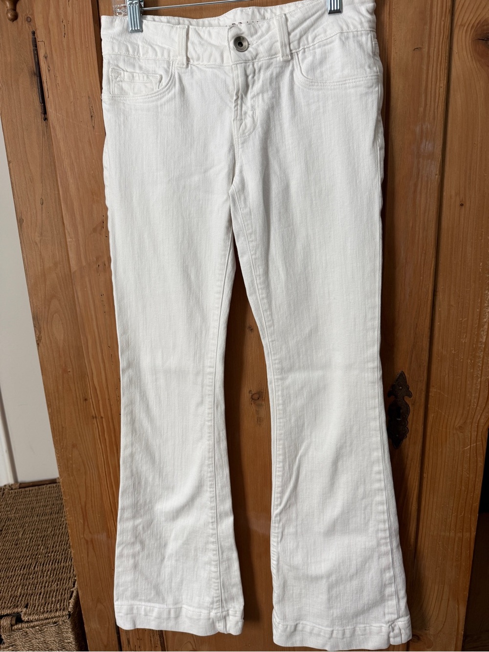 J Brand Love Story White Flare Jeans